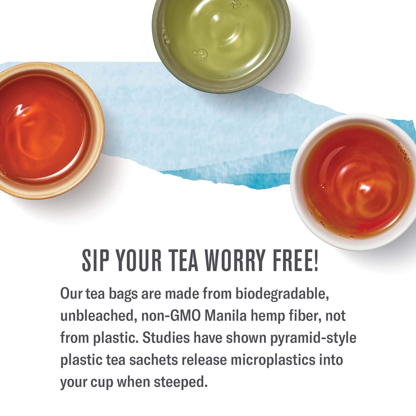 Numi Organic De‑Stress Herbal Tea 48 Tea Bags Caffeine Free Blend with Spearmint Passionflower Lemon Verbena Lemon Balm Hibiscus and Licorice for Relaxation and Calm