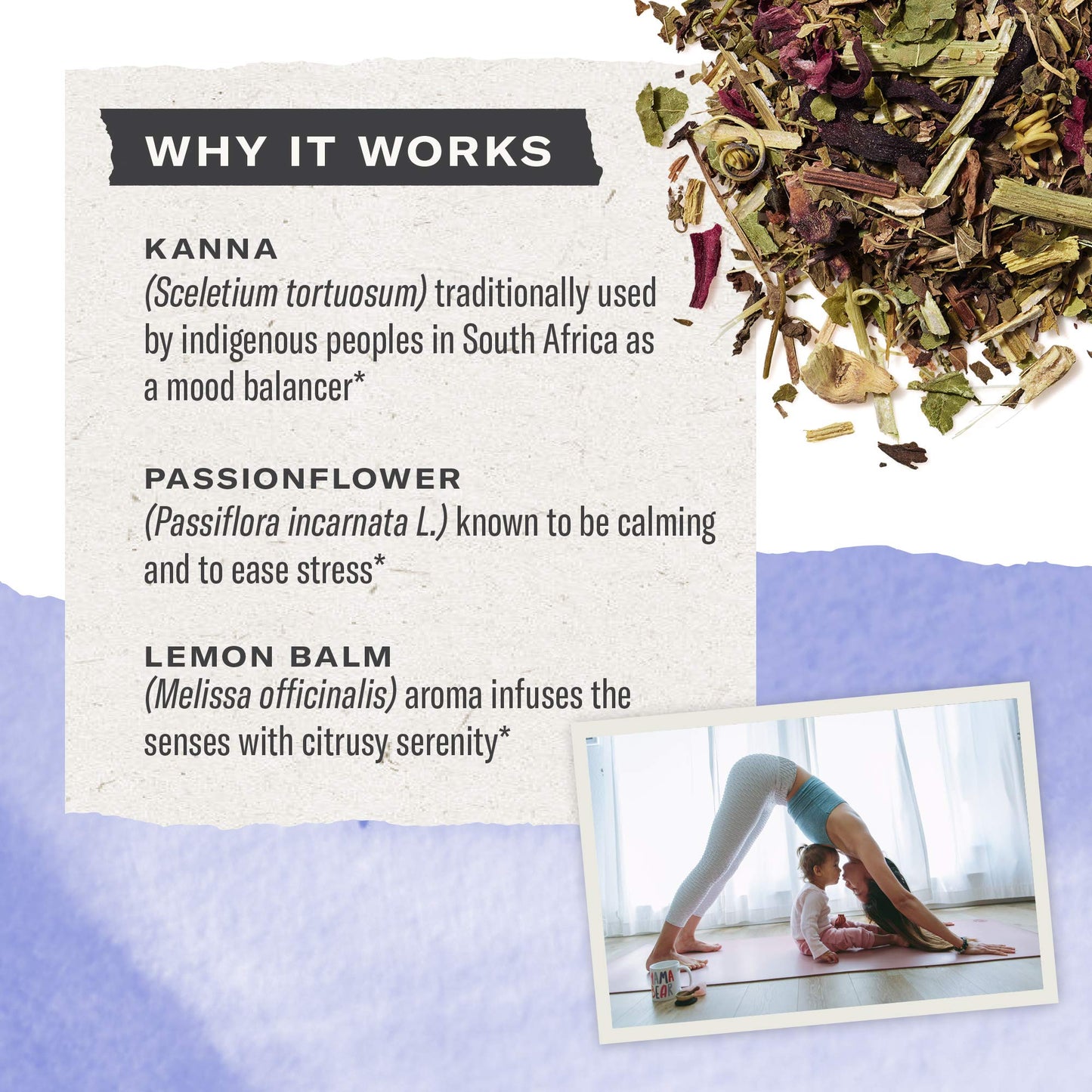 Numi Organic De‑Stress Herbal Tea 48 Tea Bags Caffeine Free Blend with Spearmint Passionflower Lemon Verbena Lemon Balm Hibiscus and Licorice for Relaxation and Calm